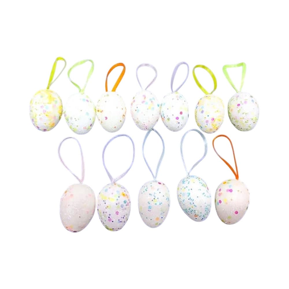 Conjunto de Ovos de Páscoa Decorativos Life Home 12 Peças