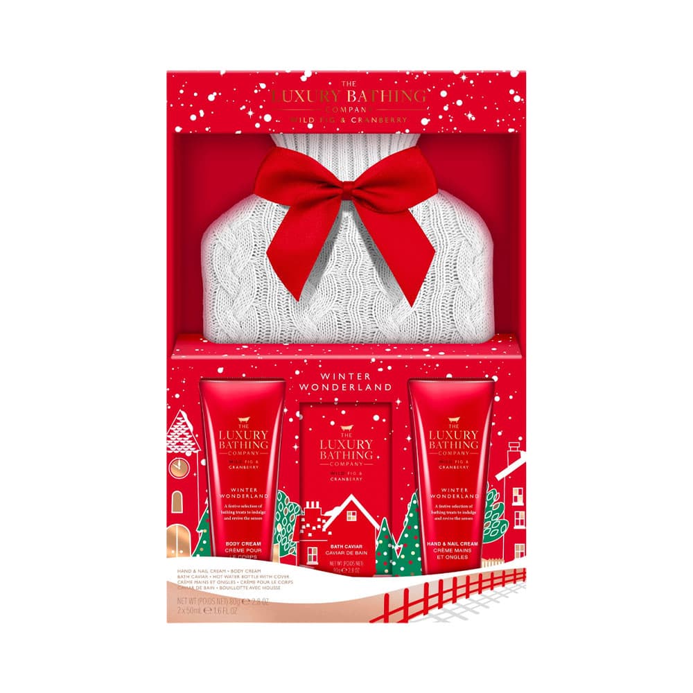 Conjunto Grace Cole Cosy Up Winter Wonderland Wild Fig & Cranberry 4 Peças
