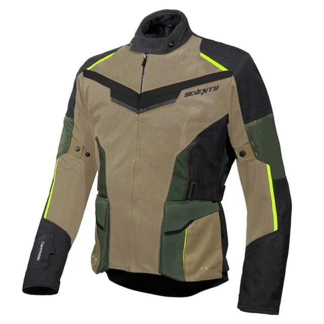 Jaqueta Seventy Degrees Sd-Jt70 Atacama Masculina Tamanho Xxxl Areia/Verde/Amarelo Fluor Tam. Xxxl