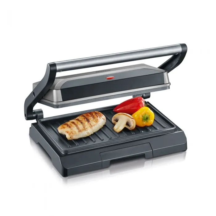 Torradeira Severin Grill Sandwichera 220V 800W Cinza