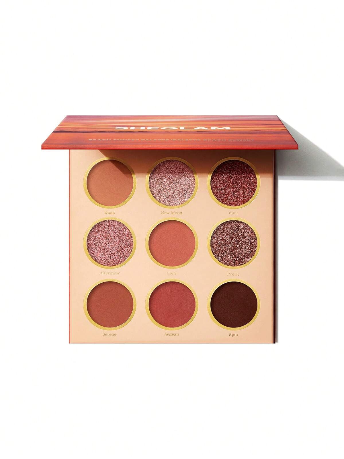 Paleta de Sombras Sg Sheglam Beach Sunset 9 Cores