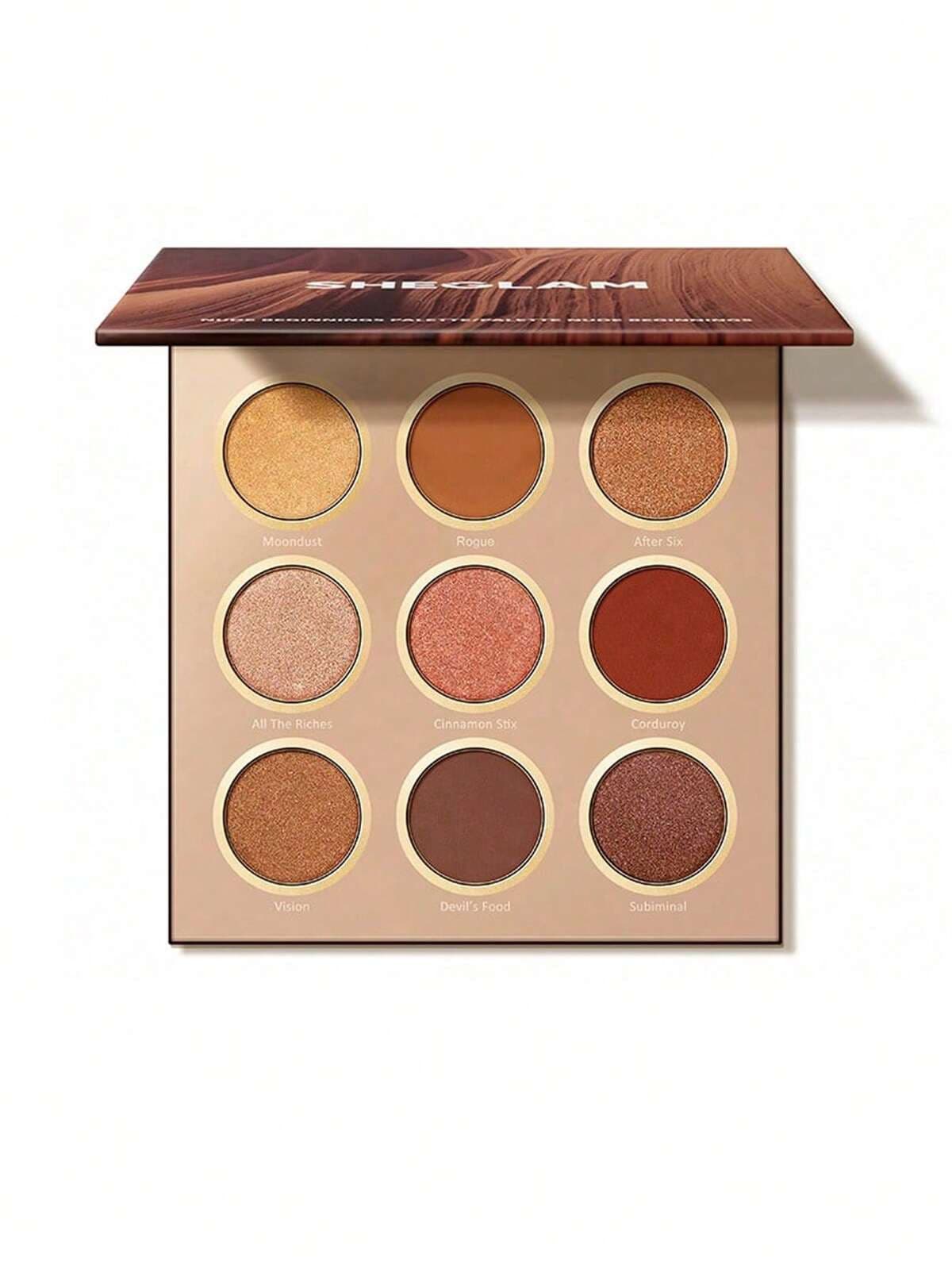 Paleta de Sombras Sg Sheglam Nude Beginning 9 Cores