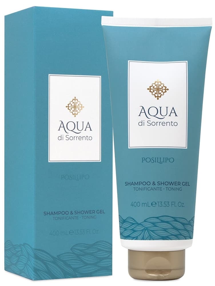 Shampoo + Gel de Banho Aqua Di Sorrento Posillipo - 400mL