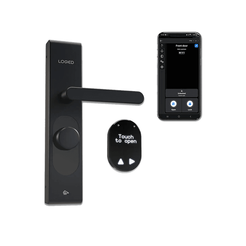 Fechadura Inteligente Shelly Loqed Touch Smart Lock Preta