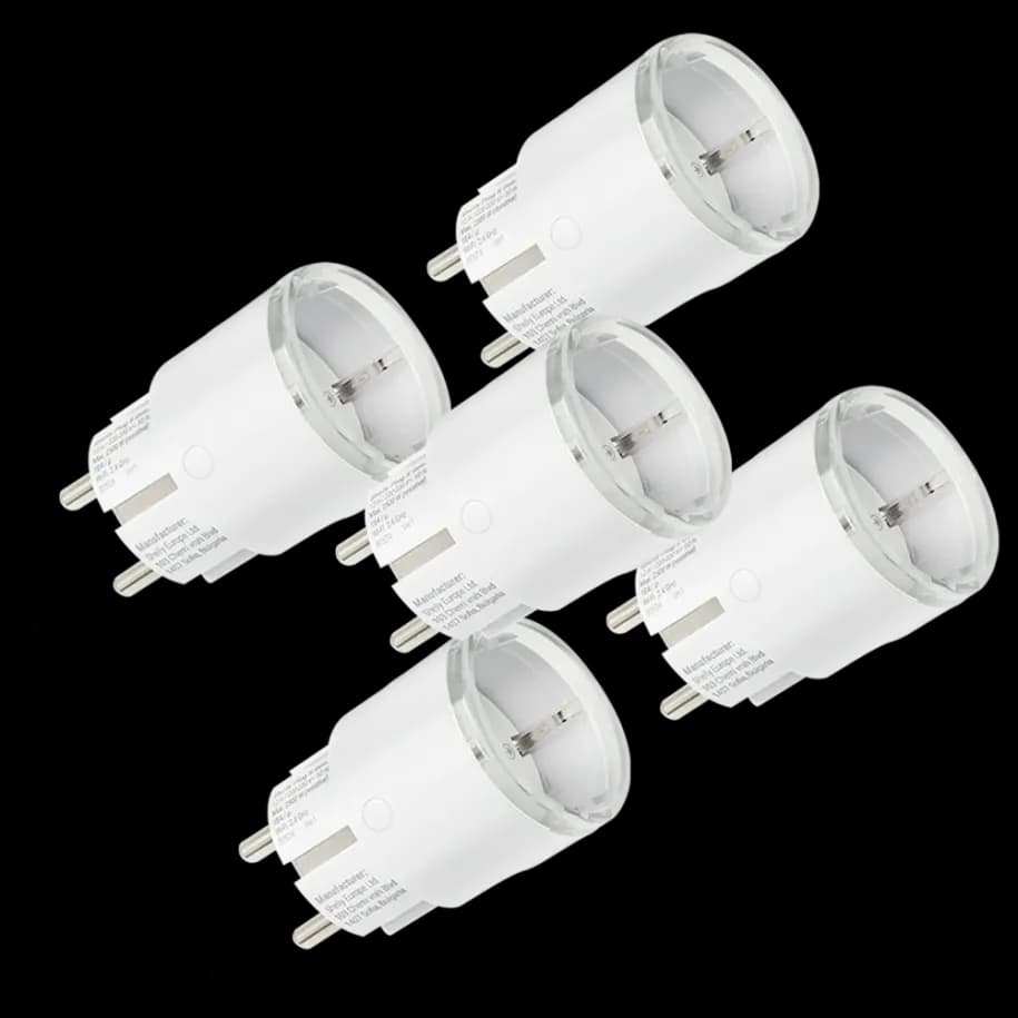 Shelly Interruptor Smart Plug Mtr Gen3 White 5 Pack