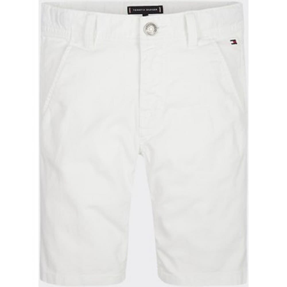 Short Tommy Hilfiger Infantil Masculino KB0KB05371-Yaf-01 10 – Branco