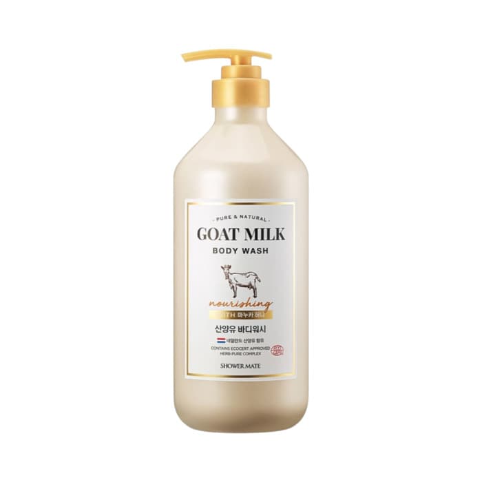 Sabonete Líquido Corporal Shower Mate Leite de Cabra Nutritivo 800ml