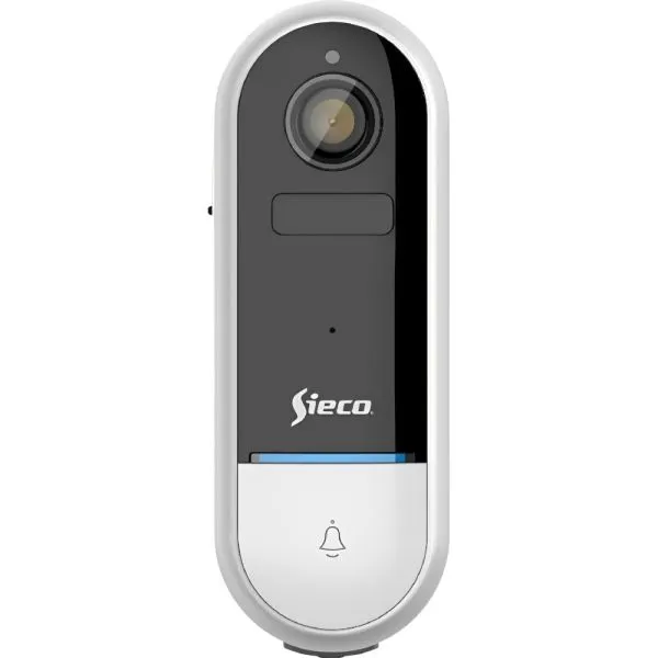 Videoporteiro Sieco S42 1080P Wi-Fi/Ethernet Branco