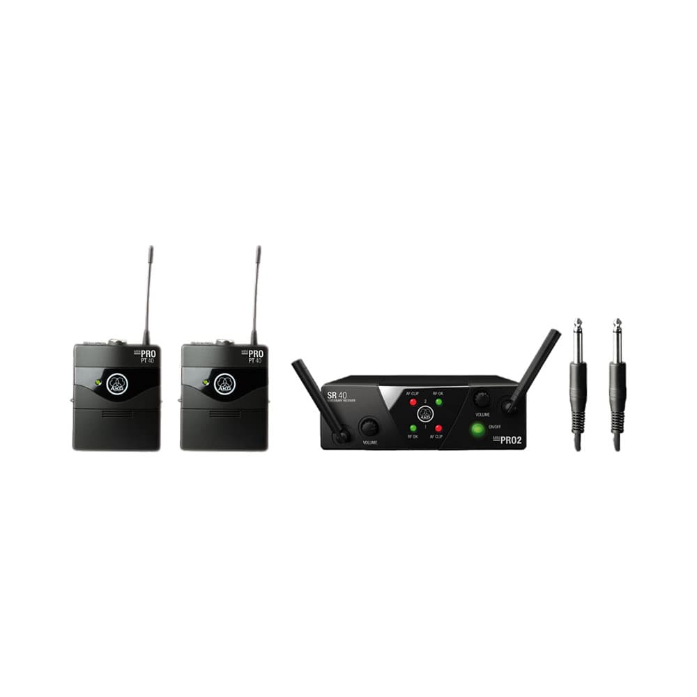 Sistema Sem Fio para Instrumentos Akg Wms 40 Mini Dual