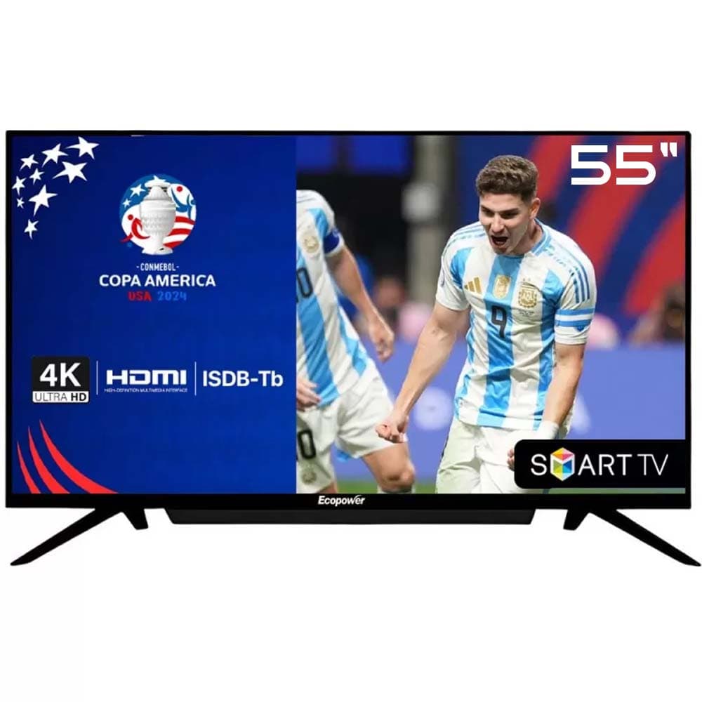 Smart TV LED 55" Ecopower Ep-TV055 4K Ultra HD