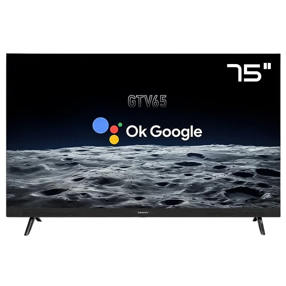 Smart TV QLED Smartfy 75" Gtv75 4K Ultra HD com Soundbar