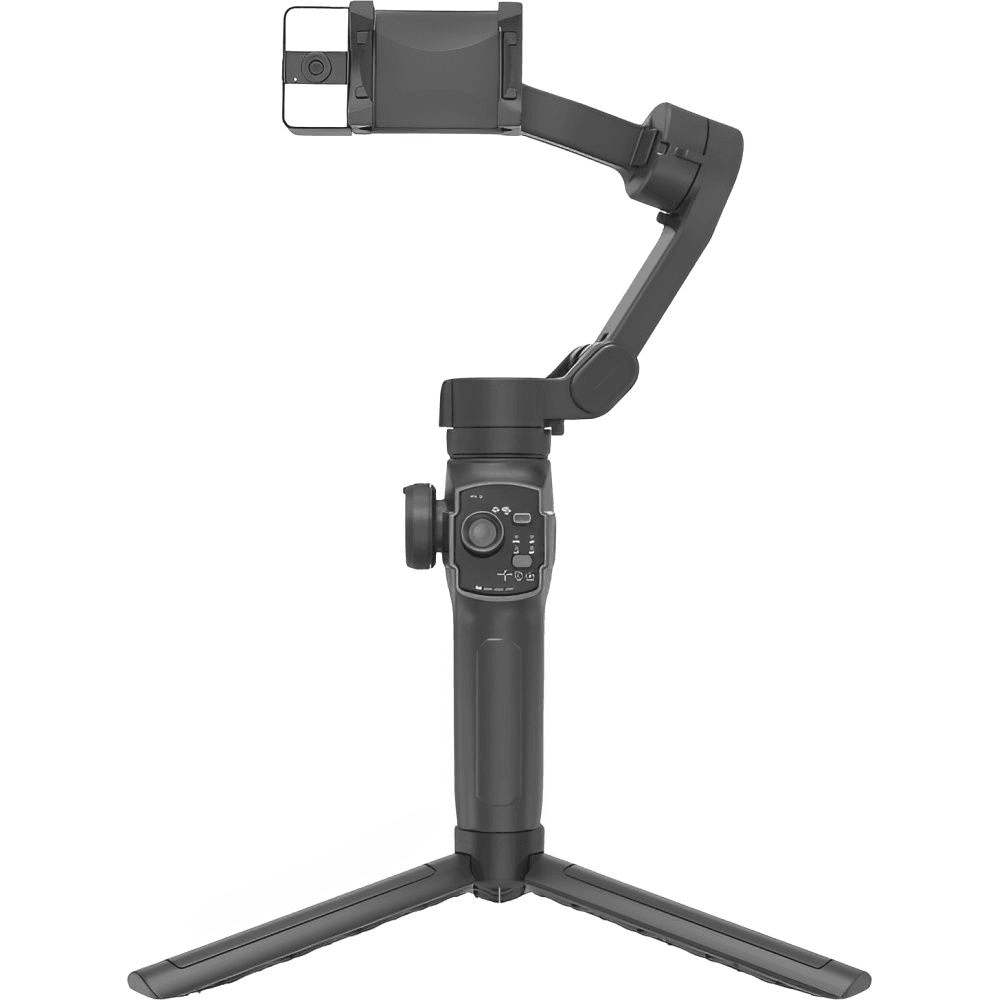 Estabilizador Smart Vision Q08D Gimbal com Selfie Stick Tripode Preto