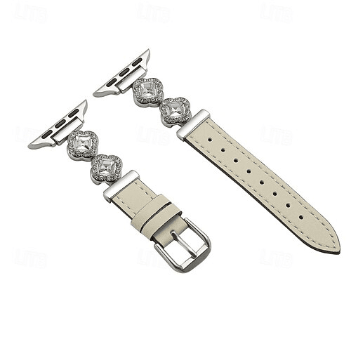Smart Vision Pulseira Banda Couro Sv-14 42/44/45/49Mm Branco