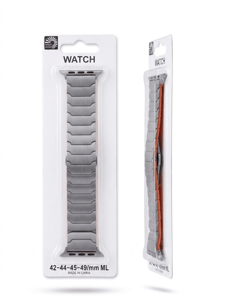 Smart Vision Pulseira Banda Magnética Sv-10 42/44/45/49Mm Cinza/Laranja