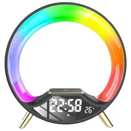 Caixas de Som Smart Vision S528 Rgb/bt/alarma/carg.wirl 15W Black