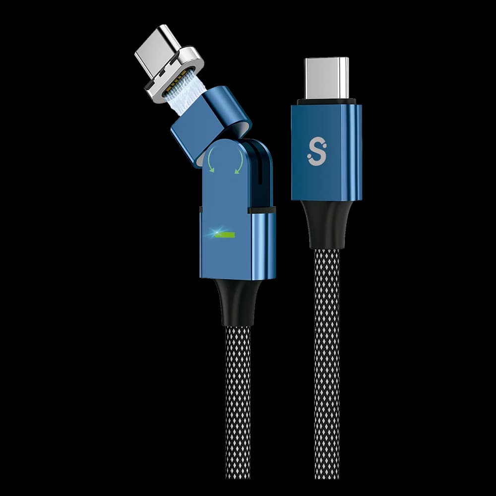 Smartfy Cabo USB-C para USB-C 1.2M 100W 480MB Magnético