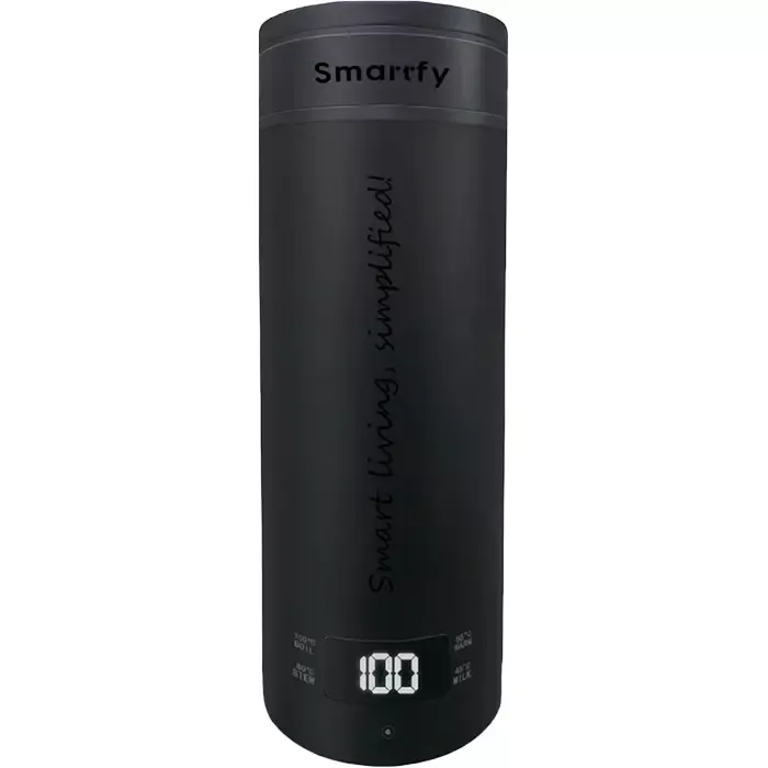 Garrafa Térmica Smartfy Gt-01 12V 500ml Temperatura Ajustável Preto