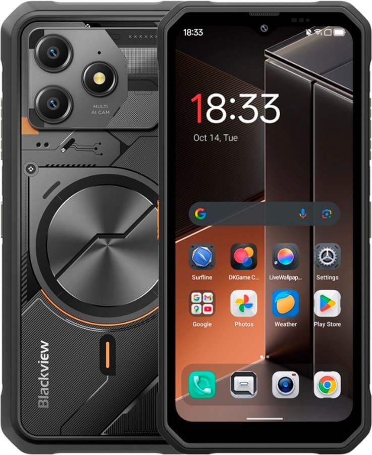 Celular Blackview Fort 100 LTE Dual Sim 6.56" 8GB/128GB Preto