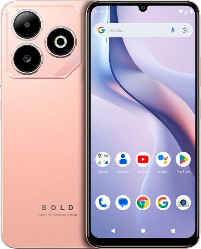 Celular Blu Bold K12 Dual Sim LTE 6.8" 4GB/128GB Rosa