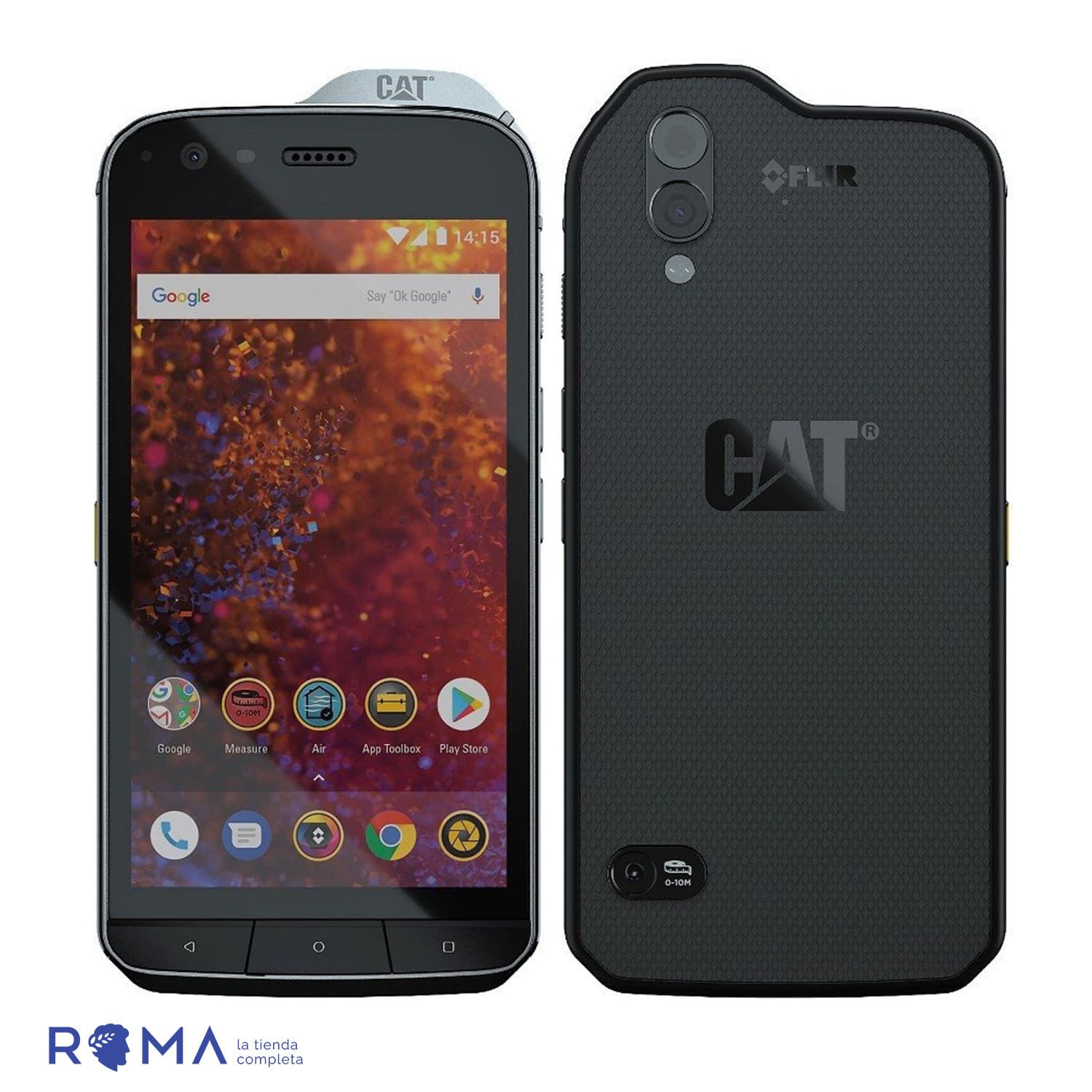 Celular Caterpillar S61 Dual Sim 4GB+64GB 5.2" Os 8.0 - Preto