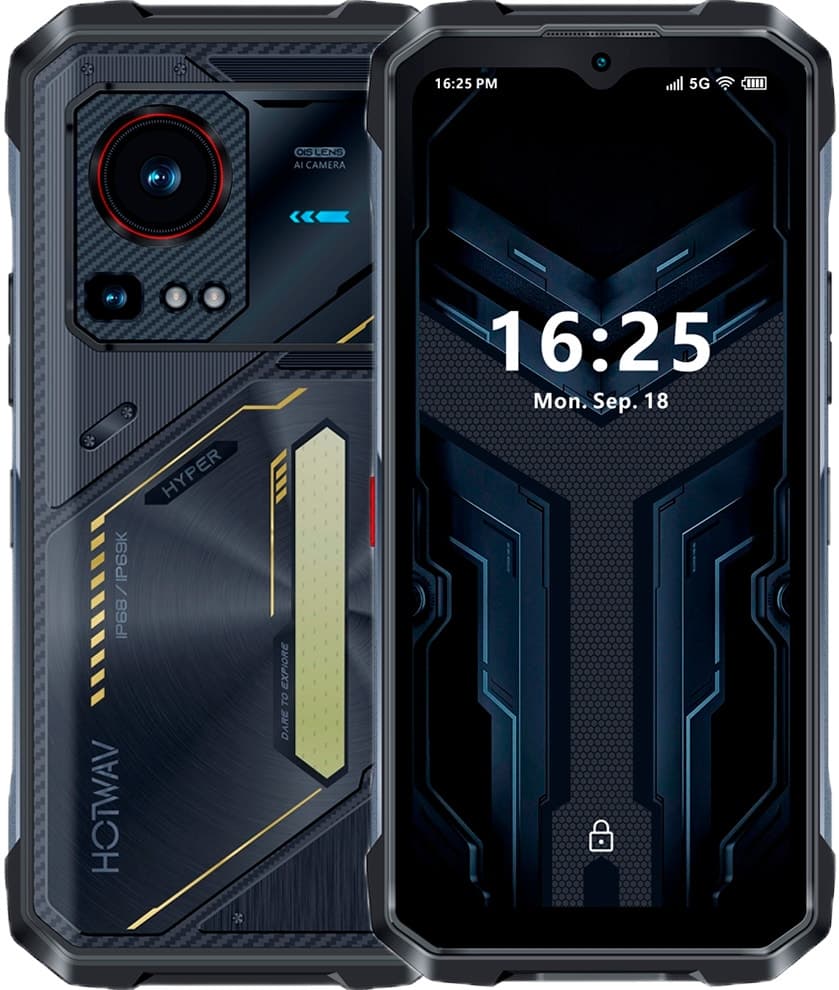 Celular Hotwav Hyper 7S 5G Dual Sim 6.6" 4/256GB Amarelo