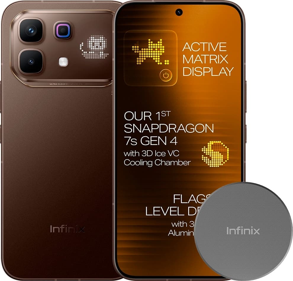 Celular Infinix Note 60 Pro 5G Dual Chip 6.78" 8GB/256GB Mocha Brown + Magpad 30W