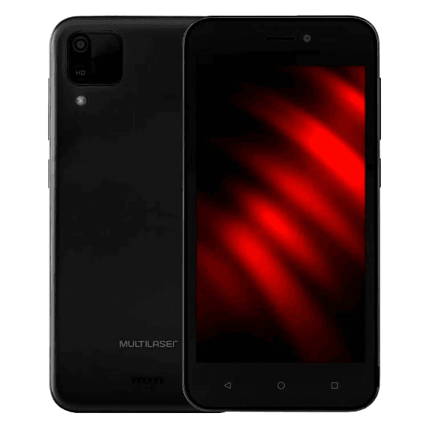 Celular Multilaser e2 P9148 3G 32GB 1GB RAM Dual Sim 5" 5MP + 5MP Android 11 Preto
