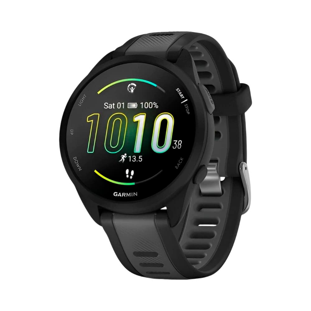 Smartwatch Garmin Forerunner 165 Basic Preto Ardósia Cinza