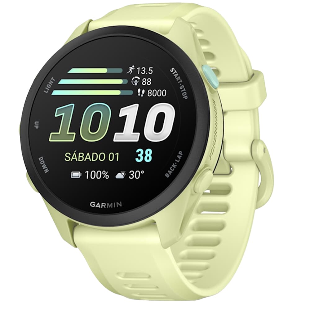 Smartwatch Garmin Forerunner 70 de 42.6Mm Amoled 1.2 512MB GPS Bluetooth Ant+ 5 Atm Citron