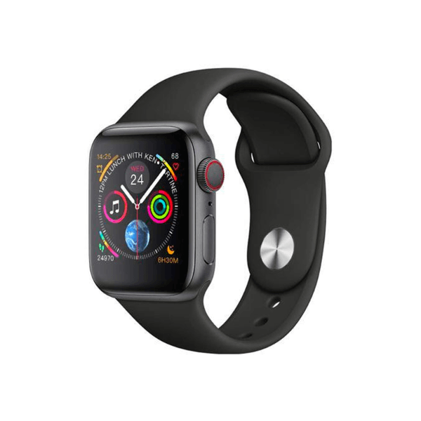 Smartwatch W54/IWO 8+ 44MM 1.54" com Bluetooth, Monitor Cardíaco, Carregador Sem Fio, Notificações, Pulseira Variável, 230mAh, iOS/Android - Preto