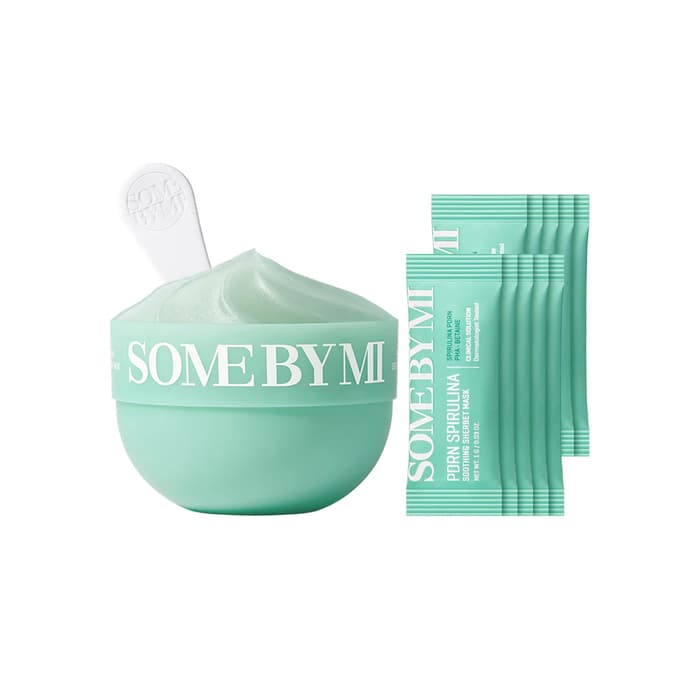 Máscara Refrescante Somebymi Spirulina Pdrn 1G (10 Unidades)