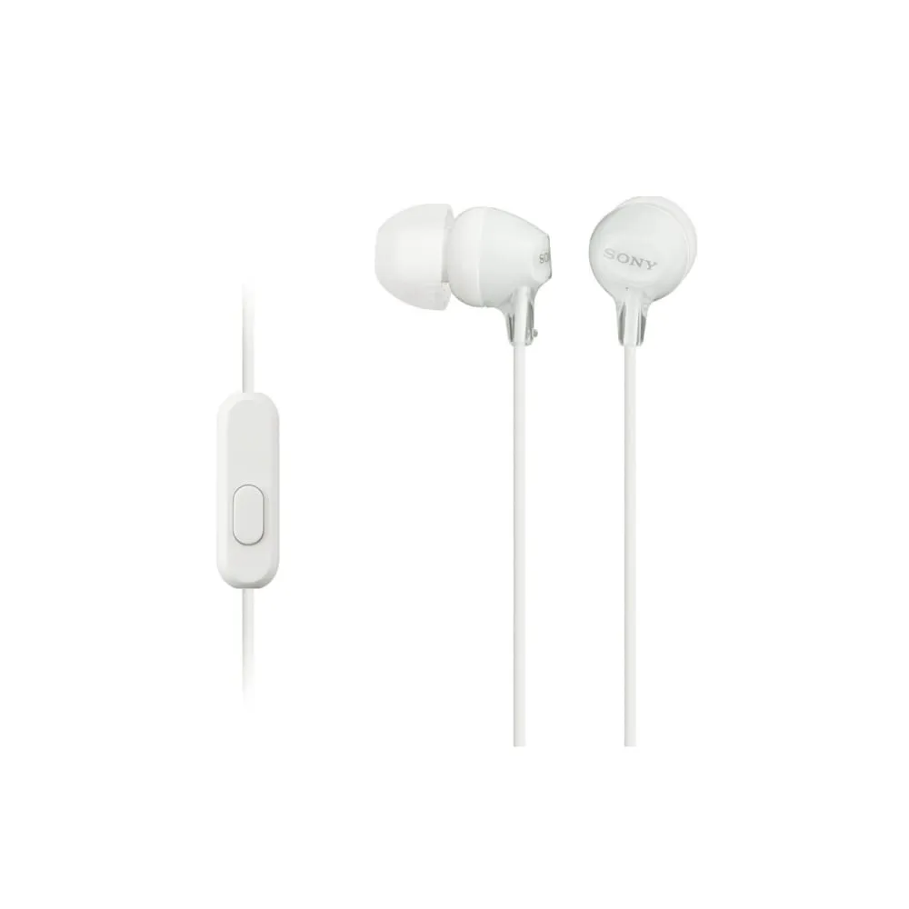 Fones de Ouvido Sony Mdr-EX15AP 3.5Mm c/mic White