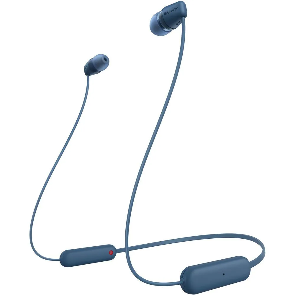 Fones de Ouvido Sony Wi-C100 Bluetooth Azul