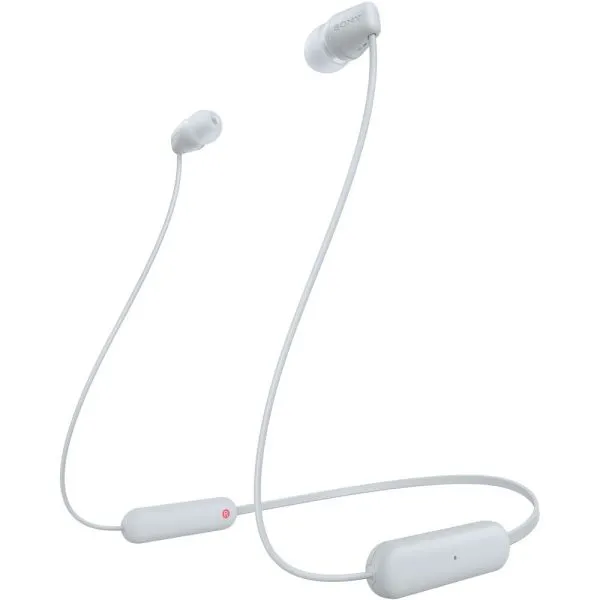 Fones de Ouvido Sony Wi-C100 Bluetooth Branco