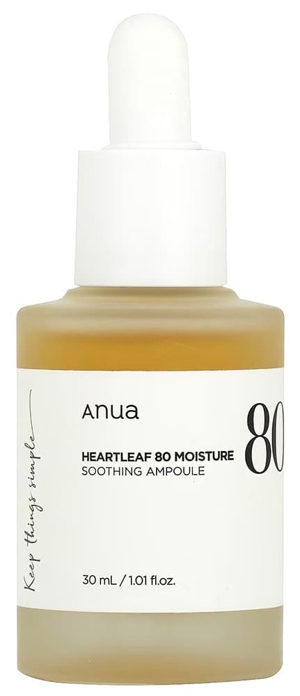 Sérum Anua Heartleaf 80% Moisture Soothing Ampoule - 30mL