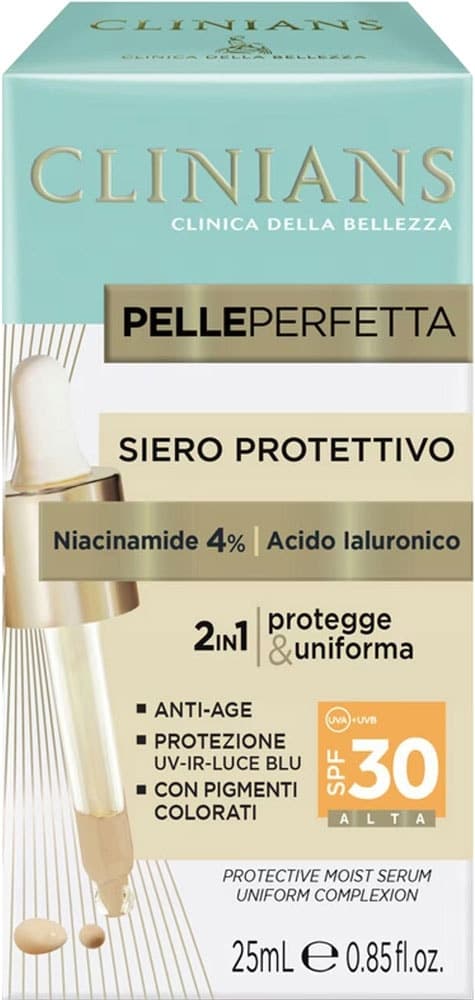Sérum Protetor Clinians Pele Perfeita 2 Em 1 FPS 30 - 25mL
