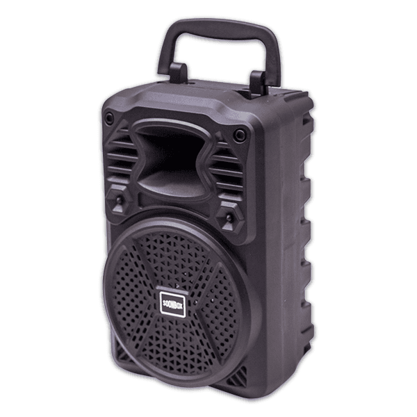 Caixa de Som Portátil Soonbox S18 4" Com Bluetooth 5.0, Rádio Fm, Tf Card, Aux, USB, 5W, Recarregável - Preto
