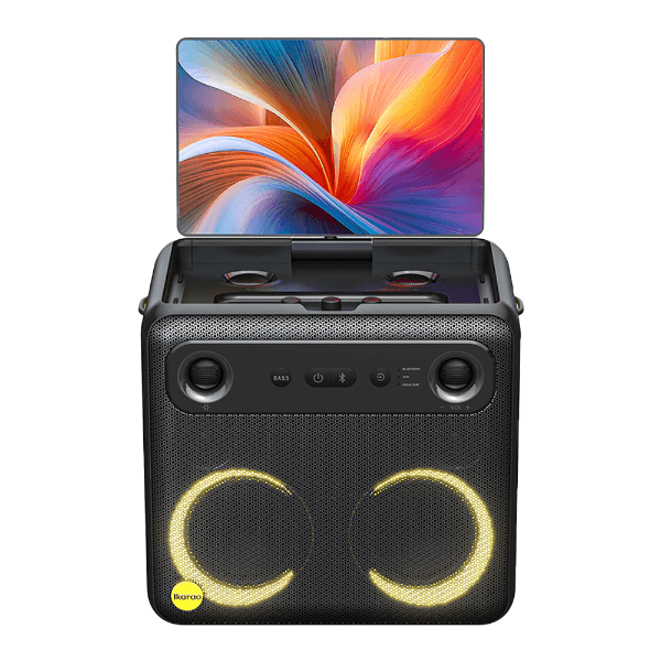 Caixa de Som Joog Break X2 10.1" Bluetooth WiFi USB Aux HDMI 2 Microfones 600W Preto