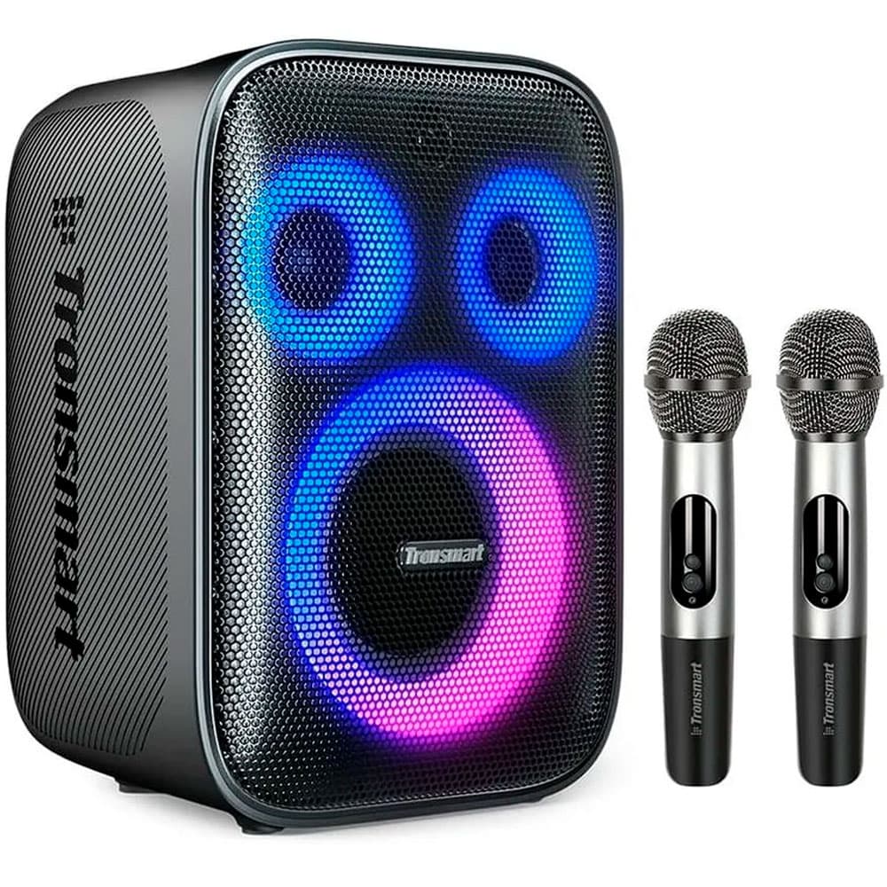 Caixa de Som Bluetooth Tronsmart Halo 200 com Microfones Duplos 120W Ipx4 Preto