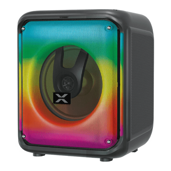 Caixa de Som Xion Xi-Sdbox com Bluetooth / 8" / USB / Sd / 6000W / LED - Preto