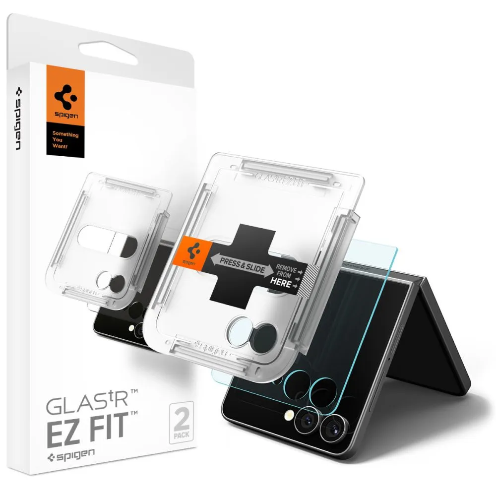 Celular Spigen Pelicula Samsung Z Flip 7 Glastr Ez Fit Agl09582 2PCS