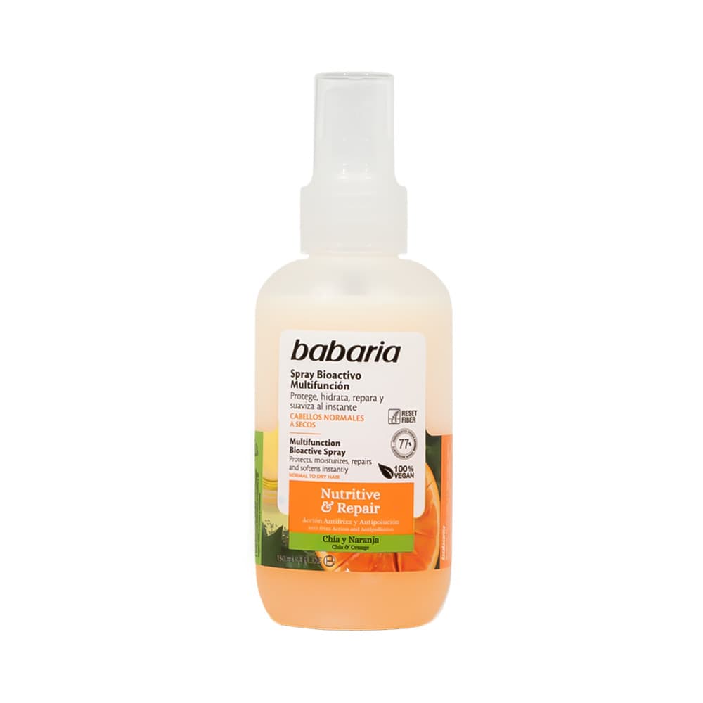 Spray Multifuncional Babaria Bioactivo Nutritivo e Reparação 150ml