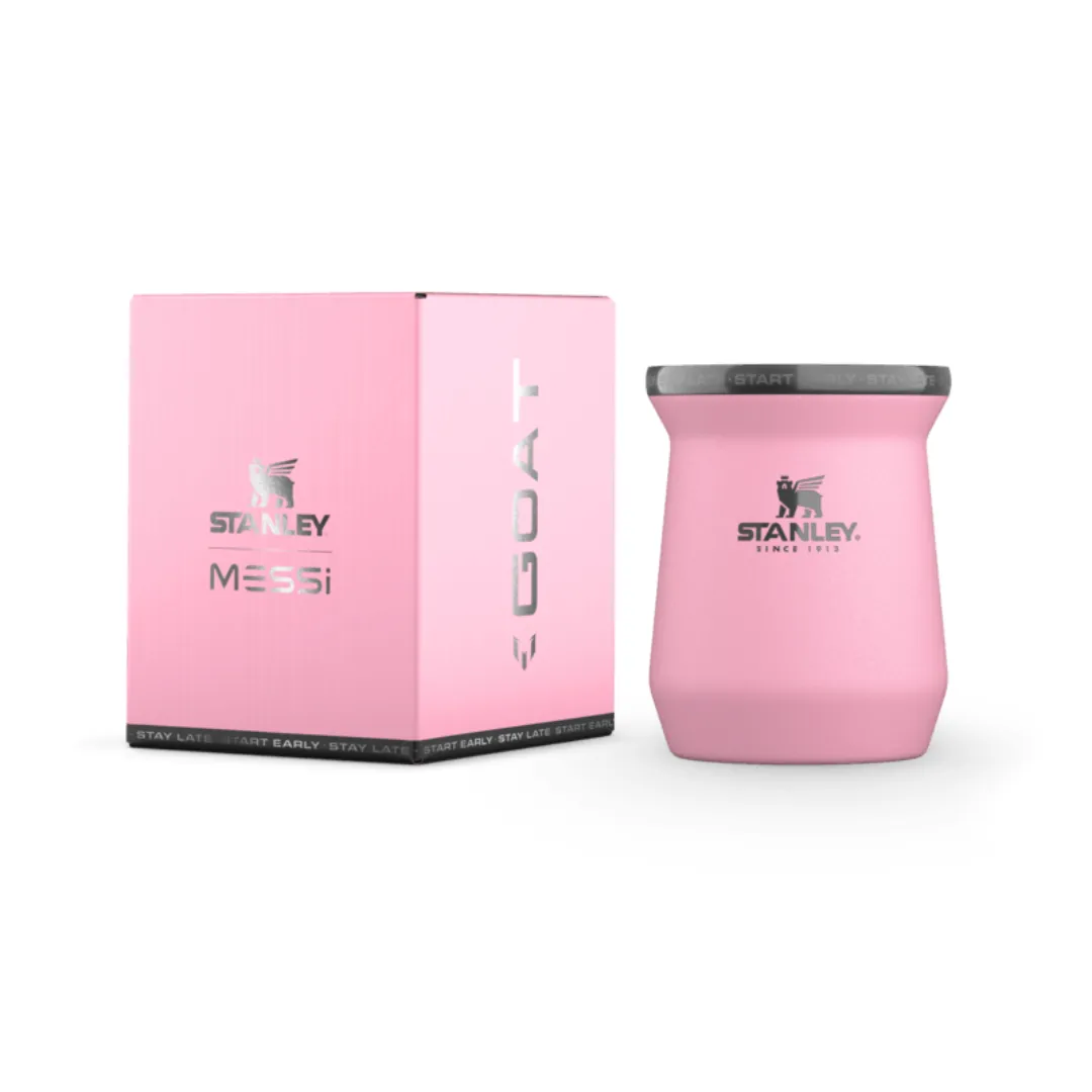 Garrafa Térmica Stanley Guampa Mate Mug Messi Goat 236ml Rosa