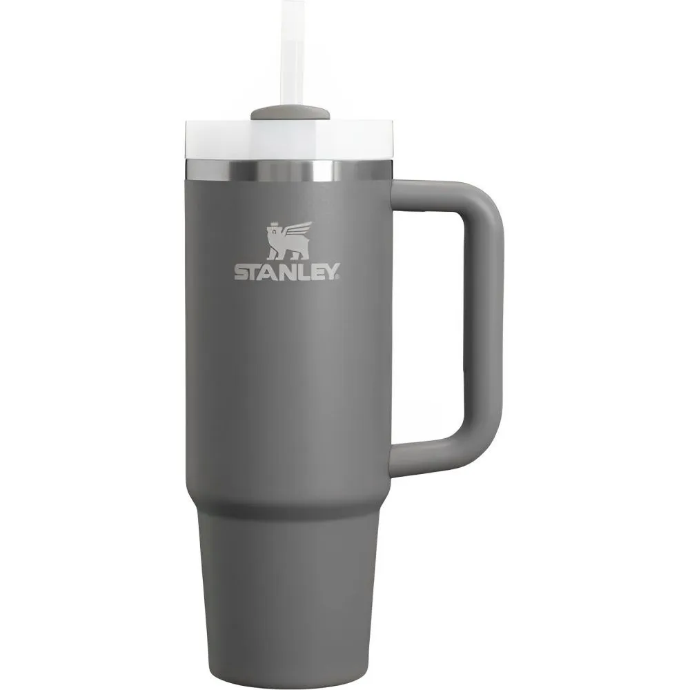 Vaso Stanley Flowstate Quencher H2.0 com Pajita 887ml Prateado
