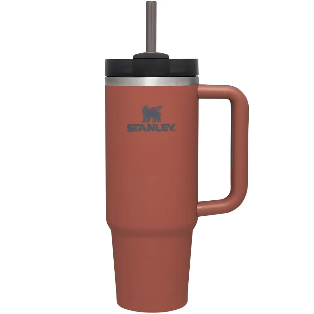 Garrafa Térmica Stanley Flowstate Quencher H2.0 Tumbler 1.18L com Canudo Red Rush