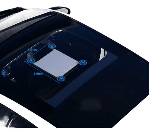 Starlink Suporte Mini Veicular C/ventosa Preto