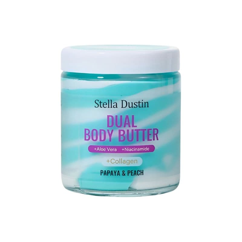 Manteiga Corporal Stella Dustin Dual Body Butter Papaia & Pêssego