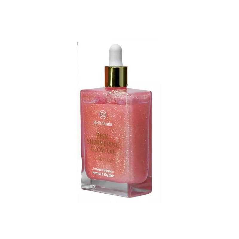 Óleo Corporal Stella Dustin Oil Shimmer Glow Rose Glow 100ml