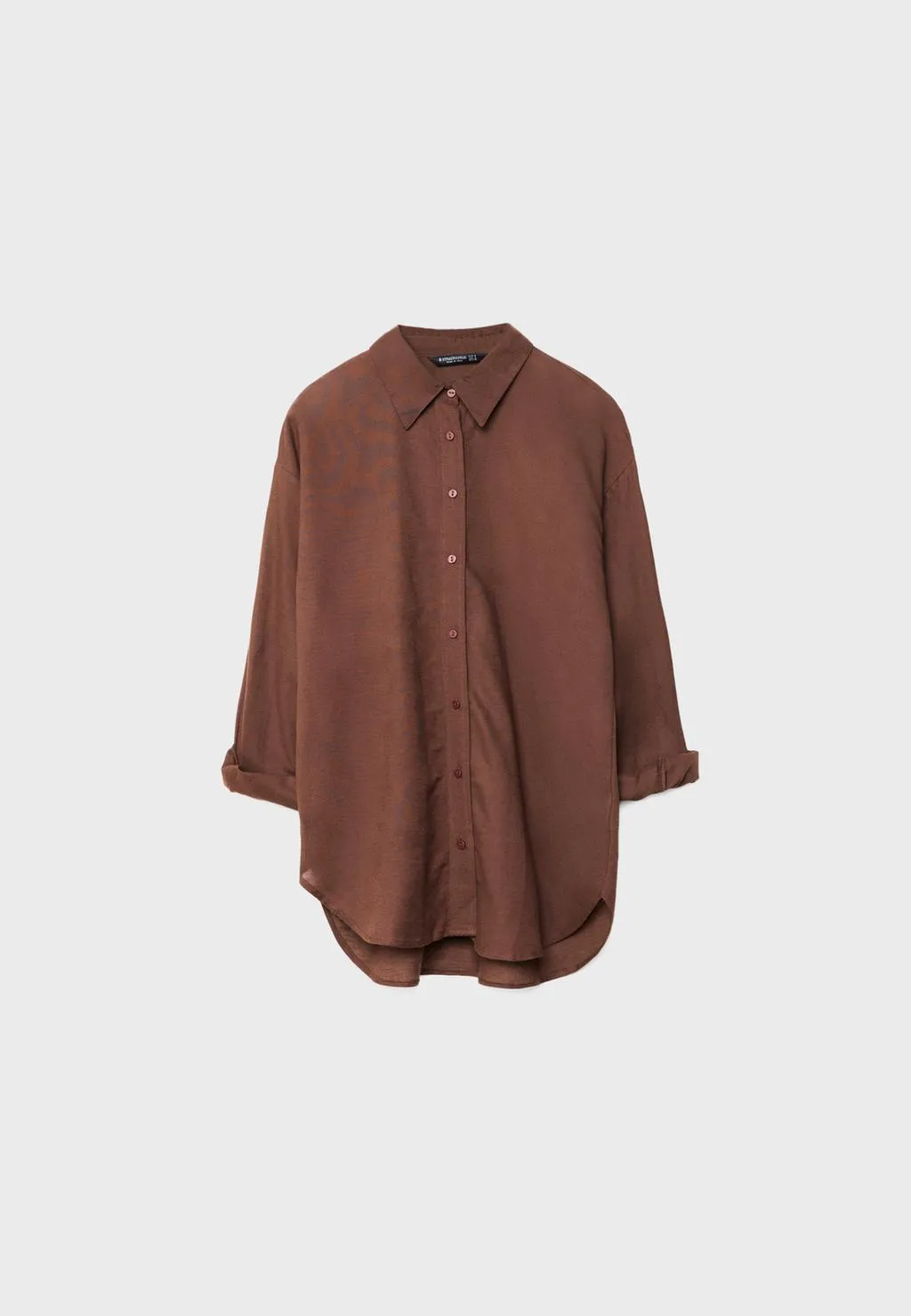 Blusa Stradivarius Ml Marron Feminina Tamanho S
