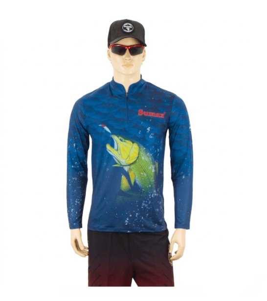 Camiseta de Pesca Sumax Bsw2409-4L Azul